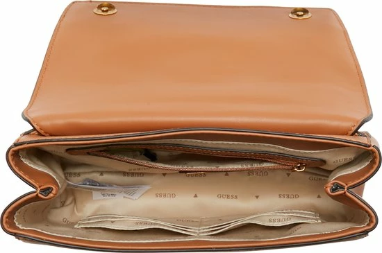 Coupon ๐งจ Beste Pirce ๐ GUESS Katey Dames Schoudertas Kunstleer;Textiel - Cognac ๐ ๐ 3 Coupon ๐งจ Beste Pirce ๐ GUESS Katey Dames Schoudertas Kunstleer;Textiel - Cognac ๐ ๐ - Afbeelding 3