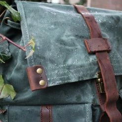 Groothandel 👏 Beste Verkoop 🎁 Mainbags Rugzak Max, Vintage Style, Waxed Canvas, Waterafstotend, Collectie 2022 🛒 🔔 -Tassen-dames Verkoop 550x365 7