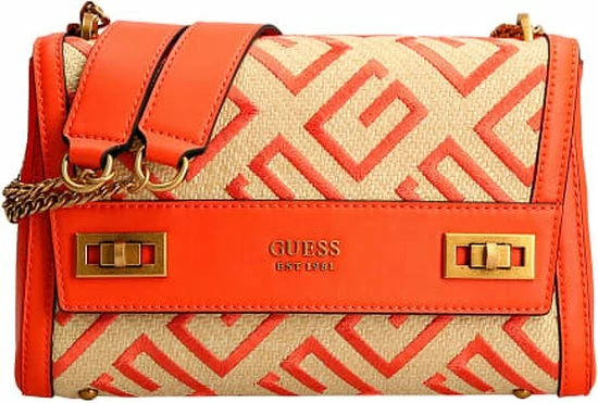 Coupon ๐งจ Beste Pirce ๐ GUESS Katey Dames Schoudertas Kunstleer;Textiel - Cognac ๐ ๐ 14 Coupon ๐งจ Beste Pirce ๐ GUESS Katey Dames Schoudertas Kunstleer;Textiel - Cognac ๐ ๐ - Afbeelding 14