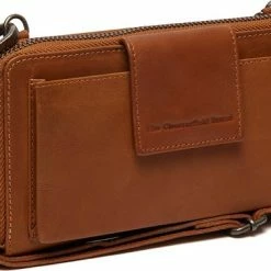 Promo 😍 Goedkoopste 🎁 The Chesterfield Brand Leren Telefoontasje Cognac Taipei 🌟 👍