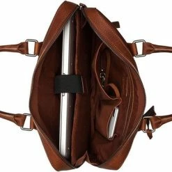 Begroting 😉 Aanbiedingen 🌟 Burkely Antique Avery Unisex Laptoptas 15.6'' - Cognac 😍 💯 -Tassen-dames Verkoop 550x383 1