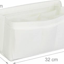 Gloednieuw ✔️ Top 10 ❤️ Relaxdays Tas Organizer Vilt - Bag In Bag Wit - Handtas Organizer - Vilten Bag Organizer - L 🌟 ✔️ -Tassen-dames Verkoop 550x385 1