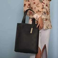 Beste Verkoop 👍 Top 10 😍 MYOMY Schoudertas Hunter Leer - Zwart 👏 🔔 -Tassen-dames Verkoop 550x394 3