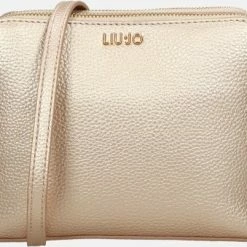 Kopen 🔥 Hete verkoop 😍 Liu Jo Caliwen Small 👜 👜 Handbag Dames Tas - Goud 🛒 🤩 -Tassen-dames Verkoop 550x402 4