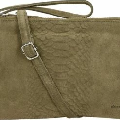 Nieuw ⌛ Uitgang ✨ DSTRCT Kleine Schoudertas / Crossbody Tas Dames - Leer - Portland Road - Groen 🎁 👏