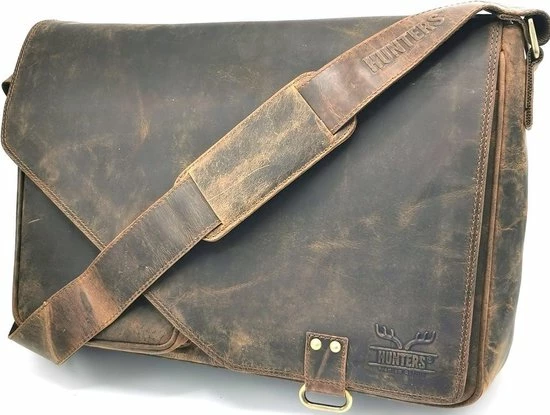 Nieuw π Promo β¨ Hunters Buffelleren Laptoptas Bruin π― π 2 Nieuw π Promo β¨ Hunters Buffelleren Laptoptas Bruin π― π - Afbeelding 2