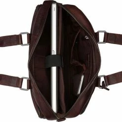 Beste Pirce ⌛ Beste Verkoop 🥰 Burkely Antique Avery Unisex Laptoptas 15,6'' - Bruin ⭐ 🔔 -Tassen-dames Verkoop 550x419 3