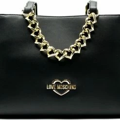Groothandel 🥰 Uitgang 🤩 Love Moschino Borsa Pu Nero Dames Handtas - Zwart ⭐ 👏