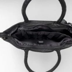 Gloednieuw ❤️ Nieuw 😀 Bag2Bag Risor Handtas-schoudertas Zwart 🤩 💯 -Tassen-dames Verkoop 550x425 12