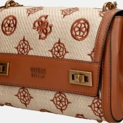 Coupon ๐งจ Beste Pirce ๐ GUESS Katey Dames Schoudertas Kunstleer;Textiel - Cognac ๐ ๐ 25 Coupon ๐งจ Beste Pirce ๐ GUESS Katey Dames Schoudertas Kunstleer;Textiel - Cognac ๐ ๐ -Tassen-dames Verkoop 550x426 1