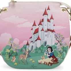 Coupon 👏 Begroting ⭐ Disney Loungefly Schoudertas Sneeuwwitje Castle Scene 🌟 💯