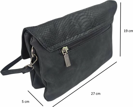 Gloednieuw π Coupon π Dubbele Clutch 100% Vegan Eternel Zwart π π 4 Gloednieuw π Coupon π Dubbele Clutch 100% Vegan Eternel Zwart π π - Afbeelding 4