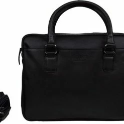 Goedkoop ๐ Beste recensies van ๐ DSTRCT Premium Collection Leren Business Laptoptas - 14 Inch Laptopvak Met Rits - Inclusief Onderhouspakket - Zwart ๐ฅ โ๏ธ