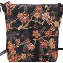 Flash-uitverkoop 🎉 Promo ✨ Signare Elegant Smal Tasje - Ume Sakura - Japanse Bloesem - Bloemen 🎁 🔔