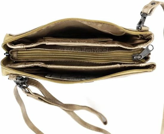 Begroting π Goedkoop π Bear Design Alessia Leren Schoudertasje/Clutch - Taupe π π 4 Begroting π Goedkoop π Bear Design Alessia Leren Schoudertasje/Clutch - Taupe π π - Afbeelding 4