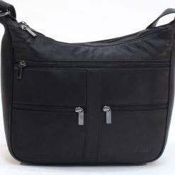 Uitgang ⌛ Korting 😀 Beagles Santa Lucia Schoudertas - Zwart 🔥 🔥 -Tassen-dames Verkoop 550x452 2