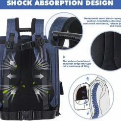 Beste Verkoop 🔔 Hete verkoop 🌟 A.K.A. Huisdierrugzak Opvouwbare Uitbreidbaar Hondendraagtas Rugzak Voor Katten En Kleine Honden Hondenrugzak Met Geventileerde Ontwerp Binnenste Veiligheidsriem - Puppy Draagtas Voor Kamperen Wande 🤩 🌟 -Tassen-dames Verkoop 550x456