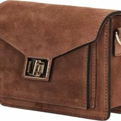 Flash-uitverkoop 🎁 Top 10 ⭐ Charm London Schoudertasje Elisa Cognac 👏 💯 -Tassen-dames Verkoop 550x456 3