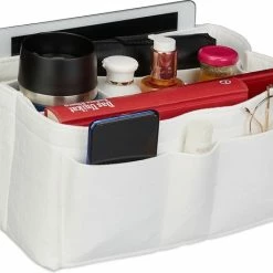 Gloednieuw โ๏ธ Top 10 โค๏ธ Relaxdays Tas Organizer Vilt - Bag In Bag Wit - Handtas Organizer - Vilten Bag Organizer - L ๐ โ๏ธ
