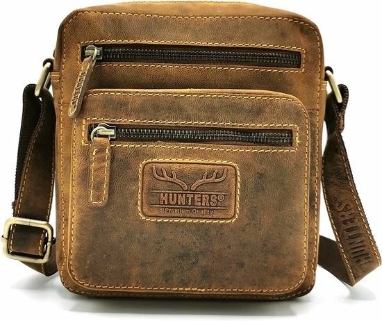 Coupon β€οΈ Uitgang π Hunters Leren Crossbody Tas - Bruin - Buffelleer - Handig Formaat - (bxhxd) Ca. 18cm X 20cm X 6cm π π 1 Coupon β€οΈ Uitgang π Hunters Leren Crossbody Tas - Bruin - Buffelleer - Handig Formaat - (bxhxd) Ca. 18cm X 20cm X 6cm π π