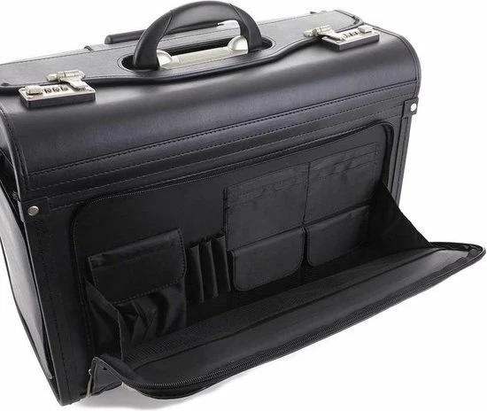 Kopen ๐ Goedkoopste ๐ Dermata Pilotenkoffer Synthetisch Leer 7056P Zwart ๐ ๐ 8 Kopen ๐ Goedkoopste ๐ Dermata Pilotenkoffer Synthetisch Leer 7056P Zwart ๐ ๐ - Afbeelding 8