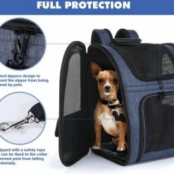 Beste Verkoop 🔔 Hete verkoop 🌟 A.K.A. Huisdierrugzak Opvouwbare Uitbreidbaar Hondendraagtas Rugzak Voor Katten En Kleine Honden Hondenrugzak Met Geventileerde Ontwerp Binnenste Veiligheidsriem - Puppy Draagtas Voor Kamperen Wande 🤩 🌟 -Tassen-dames Verkoop 550x464 2