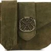 Goedkoop 🛒 Uitgang 👍 Unisa Crossbodytas Dames / Handtas - Suède - Zfatima - Olijfgroen 👏 👏