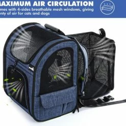 Beste Verkoop 🔔 Hete verkoop 🌟 A.K.A. Huisdierrugzak Opvouwbare Uitbreidbaar Hondendraagtas Rugzak Voor Katten En Kleine Honden Hondenrugzak Met Geventileerde Ontwerp Binnenste Veiligheidsriem - Puppy Draagtas Voor Kamperen Wande 🤩 🌟 -Tassen-dames Verkoop 550x468 1