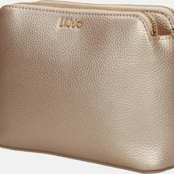Kopen 🔥 Hete verkoop 😍 Liu Jo Caliwen Small 👜 👜 Handbag Dames Tas - Goud 🛒 🤩 -Tassen-dames Verkoop 550x472 4