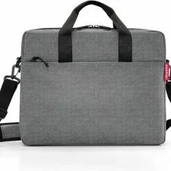 Begroting ๐ Gloednieuw ๐ฅ Reisenthel Workbag Schoudertas Werktas - 13L - Twist Silver Grijs ๐ ๐