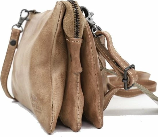 Begroting π Goedkoop π Bear Design Alessia Leren Schoudertasje/Clutch - Taupe π π 5 Begroting π Goedkoop π Bear Design Alessia Leren Schoudertasje/Clutch - Taupe π π - Afbeelding 5