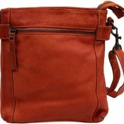 Promo ❤️ Hete verkoop 👍 Bear Design Teppie Leren Schoudertas - Brick 🧨 😀