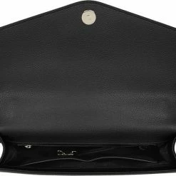 Aanbiedingen 🛒 Uitgang ⭐ DKNY Elissa Black Gold-coloured Schoudertas - 🤩 🤩 -Tassen-dames Verkoop 550x481 2