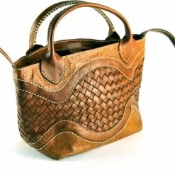 Gloednieuw 💯 Beste Pirce 🥰 KicKenStoffen Luxe Leren Tas Model B L45xB20xH30 Cm 🎁 👍