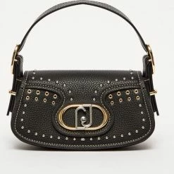 Beste Pirce 😀 Top 10 😀 Liu Jo Fortuna Dames ClutchCrossbody Tas Kunstleer - Zwart 😍 🔥 -Tassen-dames Verkoop 550x486 1