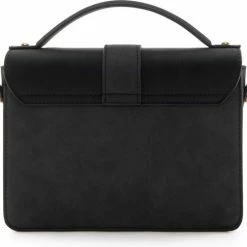 Beste Verkoop 💯 Top 10 💯 Violet Hamden Essential Bag Dames Crossbody Tas Leer - Zwart 🔔 😍 -Tassen-dames Verkoop 550x486 7