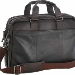Goedkoopste 🧨 Coupon 🌟 Chesterfield Rob Laptoptas 15" Schoudertas Brown 🎉 ⌛