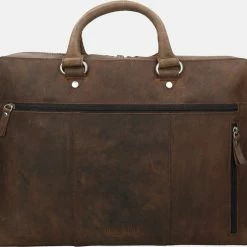 Top 10 🎉 Hete verkoop 👏 Leonhard Heyden Salisbury Briefcase 2 Compartments Brown 🔔 🎉 -Tassen-dames Verkoop 550x490