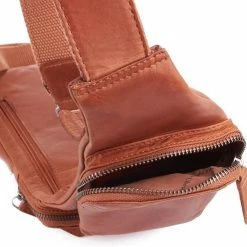 Hete verkoop 👏 Coupon 🥰 Chesterfield Logan Leren Crossbody Rugzak - Cognac 😍 🤩 -Tassen-dames Verkoop 550x493