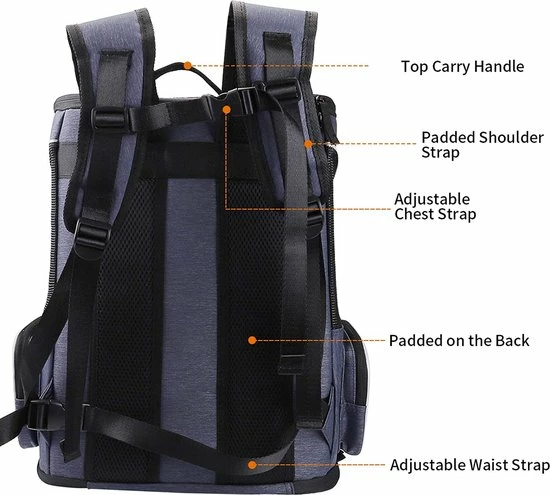 Groothandel π Groothandel π Morpilot Rugzak - Huisdierrugzak - Opvouwbare Hondendraagtas - Rugzak Voor Katten En Kleine Honden - Hondenrugzakdrager - Geventileerde Rugzak - Binnenste Veiligheidsriem - Draagtas Voor Kamperen Wandelen π βοΈ 6 Groothandel π Groothandel π Morpilot Rugzak - Huisdierrugzak - Opvouwbare Hondendraagtas - Rugzak Voor Katten En Kleine Honden - Hondenrugzakdrager - Geventileerde Rugzak - Binnenste Veiligheidsriem - Draagtas Voor Kamperen Wandelen π βοΈ - Afbeelding 6