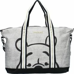 Promo 💯 Coupon 🌟 Disney Shopper Winnie The Pooh 33,7 Liter Katoen Grijs ⭐ 🎁