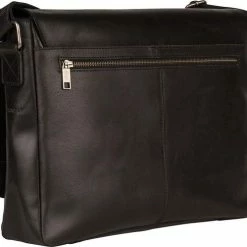 Beste deal 🥰 Nieuw 🎉 Burkely Vintage Juul Messenger Bag - Schoudertas - Zwart 🛒 🌟 -Tassen-dames Verkoop 550x499 7