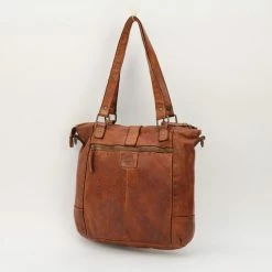 Gloednieuw 🔥 Goedkoop 👍 Bear Design Ella Leren Schoudertas - Cognac 🧨 🧨 -Tassen-dames Verkoop 550x510