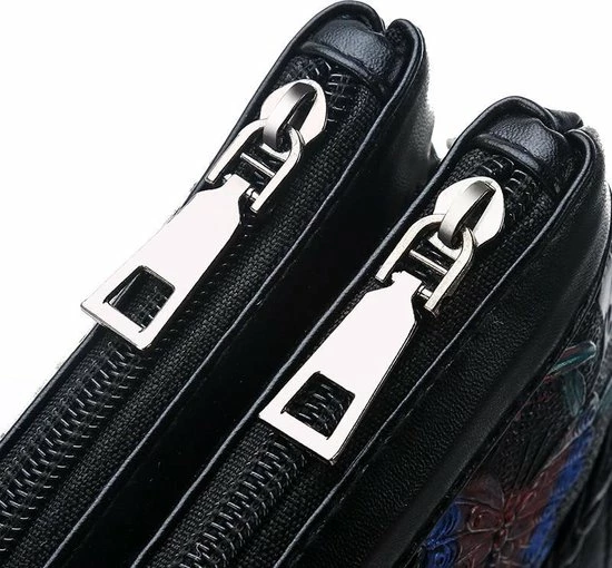 Beste Pirce π Hete verkoop π LaGloss ECHT LEDER Damestas Bloemen Print 1 - Luxe Zacht Leren Crossbody Handtas - Zwarte Schoudertas - Clutch - 23 X 14 Cm π β 4 Beste Pirce π Hete verkoop π LaGloss ECHT LEDER Damestas Bloemen Print 1 - Luxe Zacht Leren Crossbody Handtas - Zwarte Schoudertas - Clutch - 23 X 14 Cm π β - Afbeelding 4