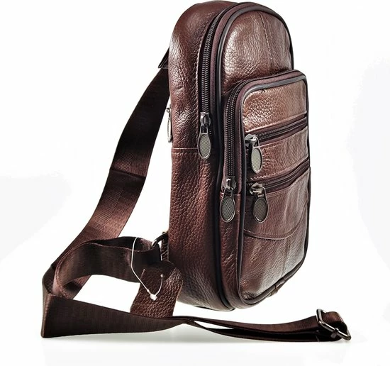 Top 10 π Gloednieuw π Esde2 Vintage Crossbody Tas Dames En Heren - Bruin Leren - Rechterhand Zijtas - Vakantie Tasje β π 2 Top 10 π Gloednieuw π Esde2 Vintage Crossbody Tas Dames En Heren - Bruin Leren - Rechterhand Zijtas - Vakantie Tasje β π - Afbeelding 2