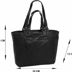 Uitgang ⌛ Top 10 ❤️ Chesterfield Shopper Kassel Zwart 💯 ❤️ -Tassen-dames Verkoop 550x518 1