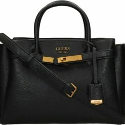 Gloednieuw ๐ Top 10 ๐ฅ Guess Medium Schoudertas / Crossbody Tas Dames - Enisa - Zwart ๐ โญ