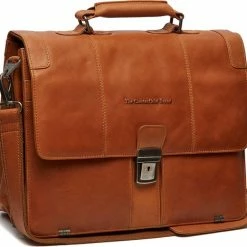 Beste deal ๐ Uitgang ๐ The Chesterfield Brand Leren Aktetas Cognac Stuttgart ๐ ๐