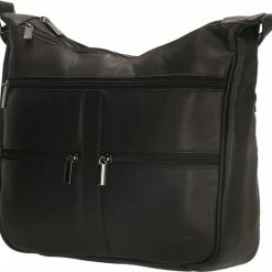 Uitgang ⌛ Korting 😀 Beagles Santa Lucia Schoudertas - Zwart 🔥 🔥 -Tassen-dames Verkoop 550x524 4