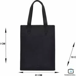 Beste Verkoop 👍 Top 10 😍 MYOMY Schoudertas Hunter Leer - Zwart 👏 🔔 -Tassen-dames Verkoop 550x524 7